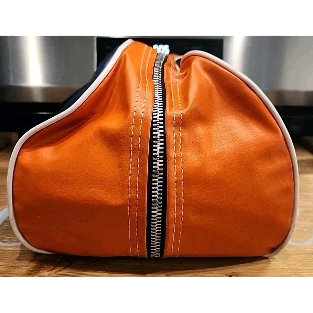 Vintage Chicago‎ Bears 1970's NFL Football Rare Leather Gym Duffel Bag